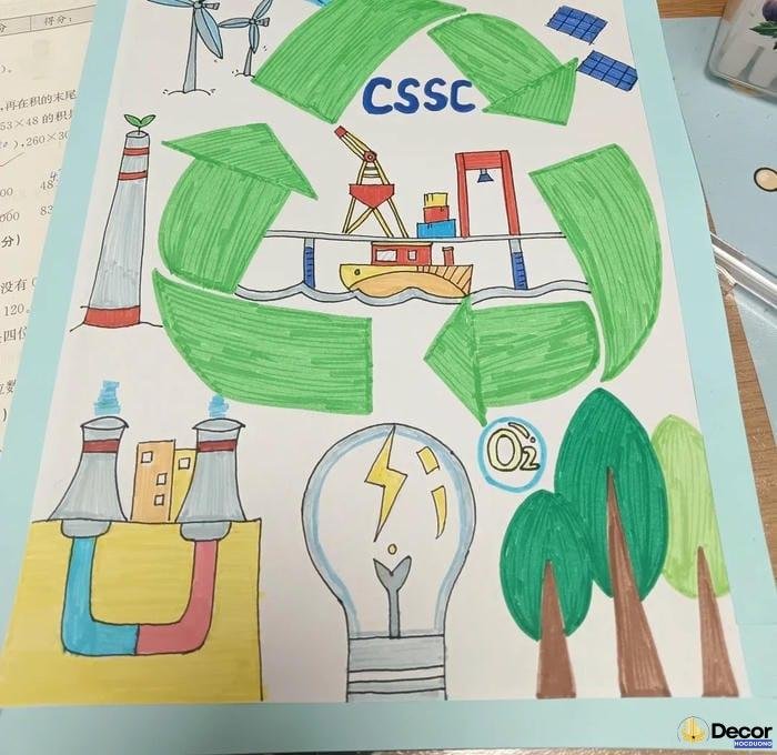 vẽ tranh a3 bảo vệ môi trường chi tiết