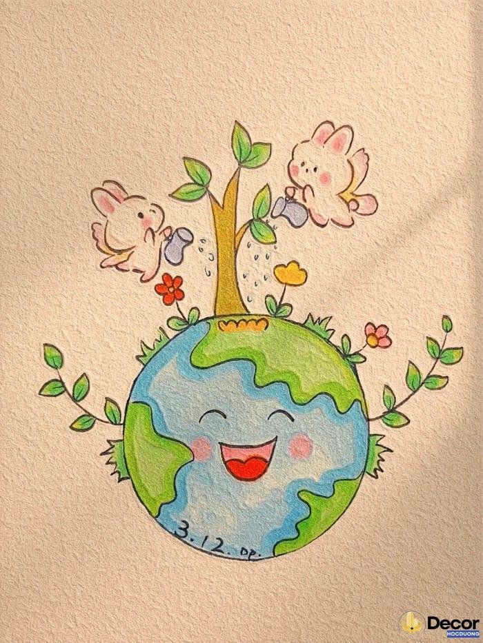 vẽ tranh a3 bảo vệ môi trường việt nam
