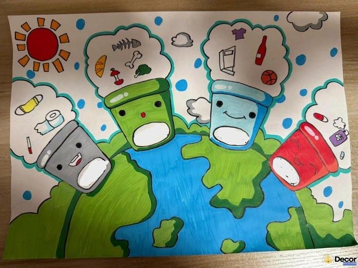 vẽ tranh a3 tiết kiệm năng lượng