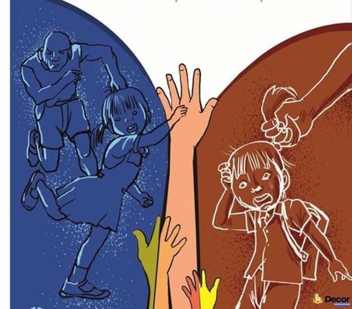 vẽ tranh bạo lực học đường đẹp