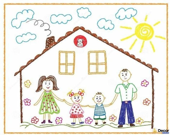 vẽ tranh gia đình nghệ thuật