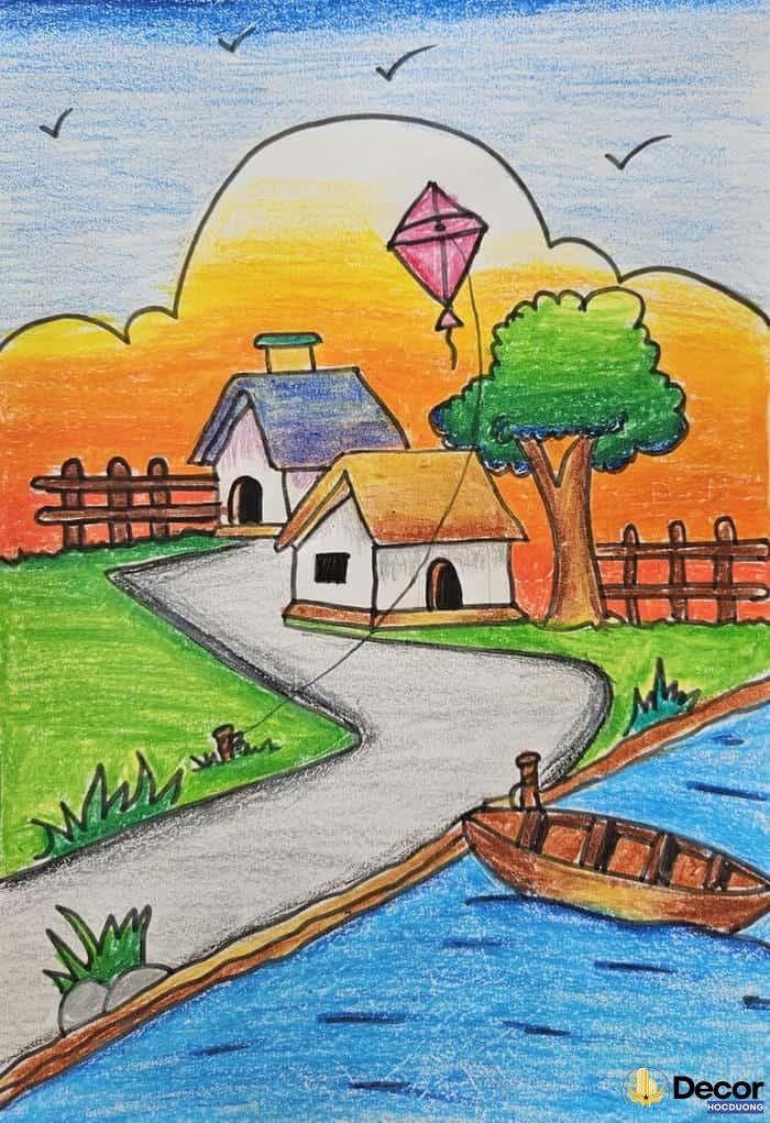 vẽ tranh phỏng cảnh cơ bản