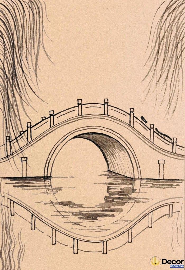 vẽ tranh phong cảnh mùa hè