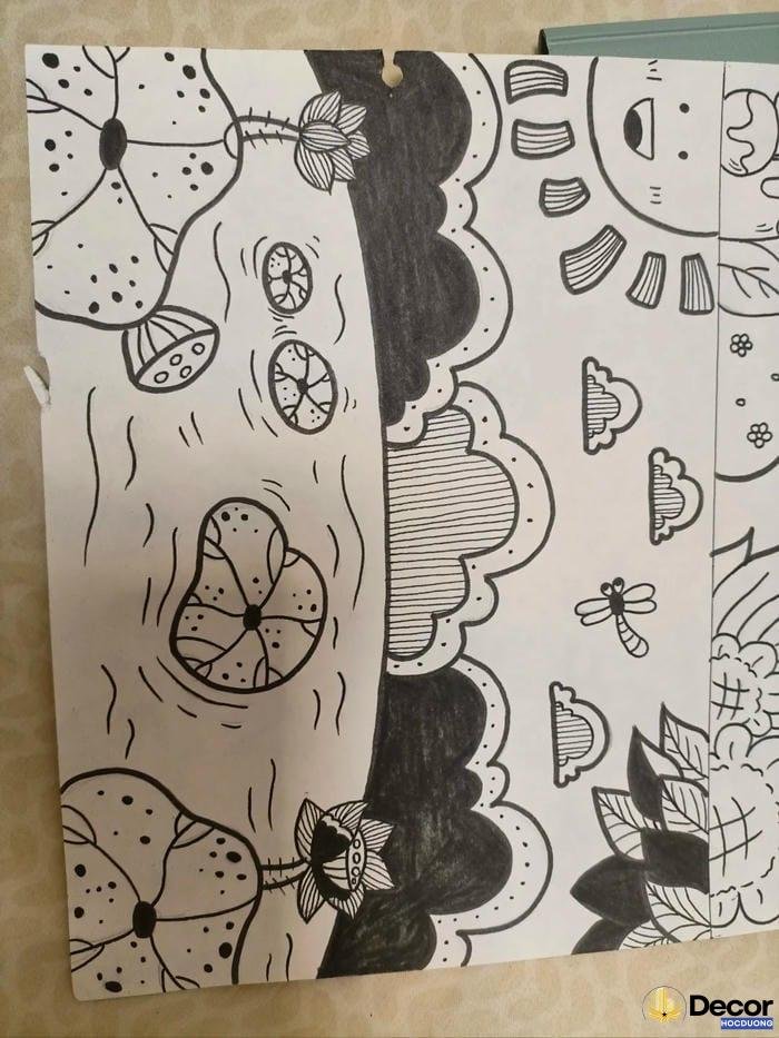 vẽ tranh trang trí lớp 7 dễ làm