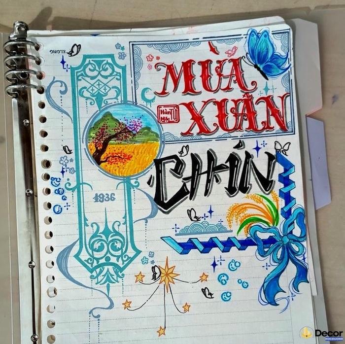 viết chữ kiểu trang trí