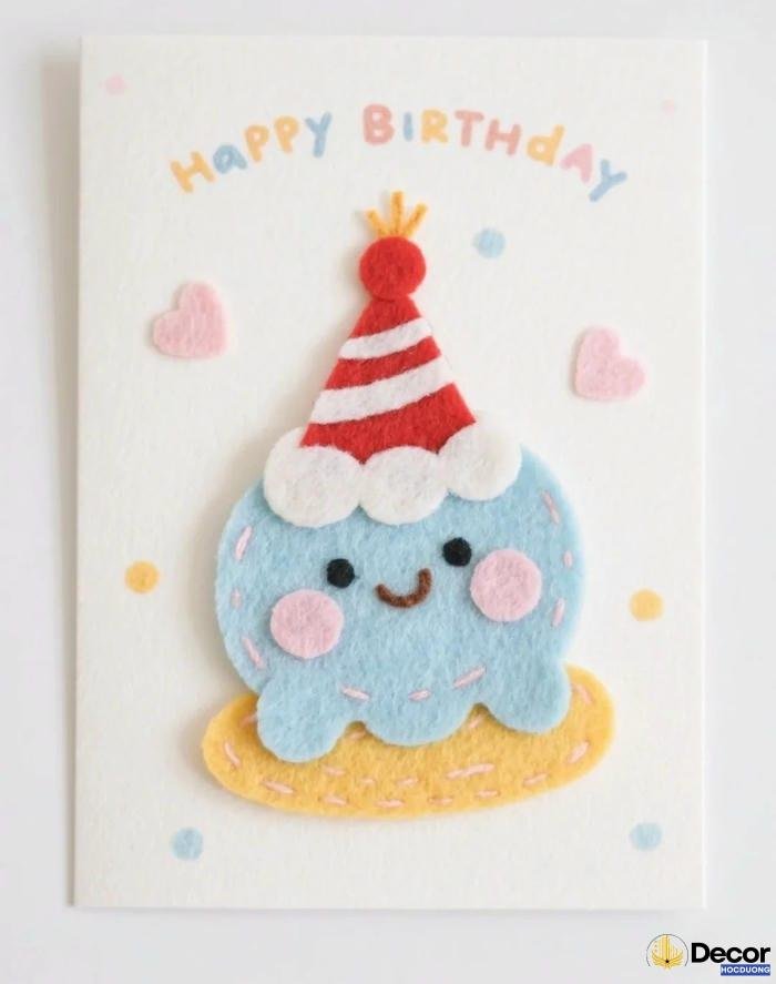 ý tưởng trang trí thiệp sinh nhật