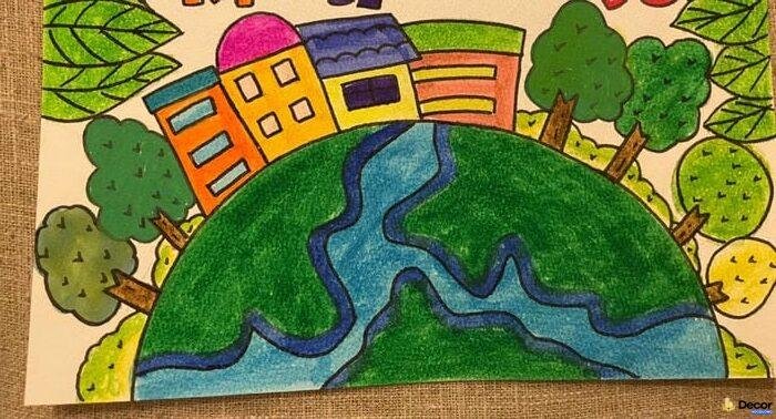 ý tưởng vẽ tranh bảo vệ môi trường