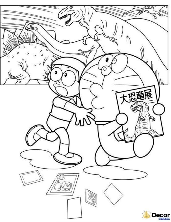 Doraemon Coloring Pages For Kids