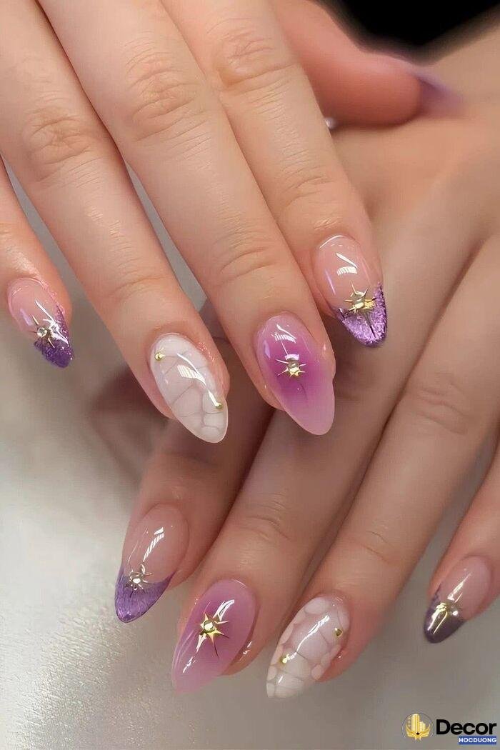 almond nails đẹp chất nhất