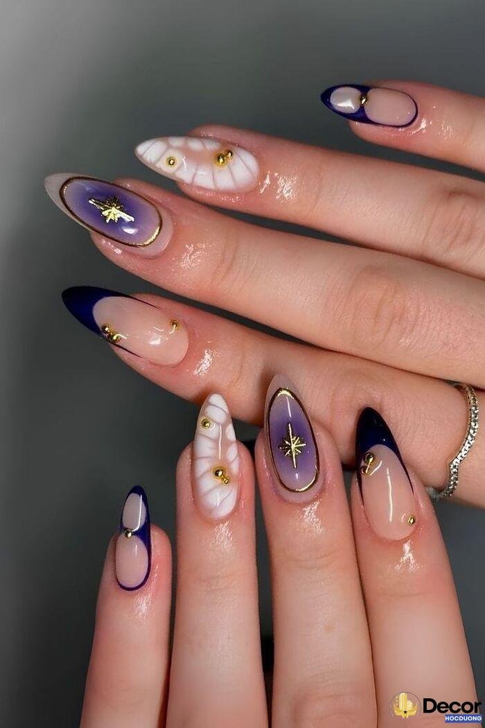 almond nails đẹp chất