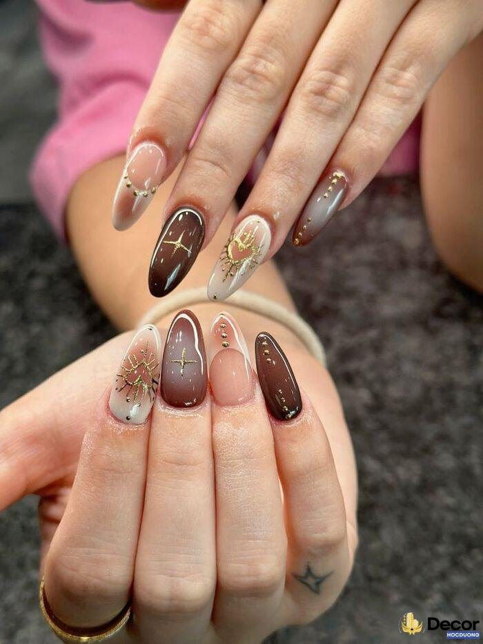 almond nails đẹp ngầu