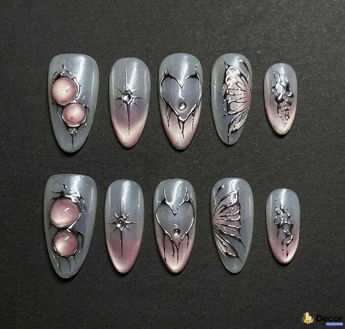 almond nails tinh tế sang chảnh