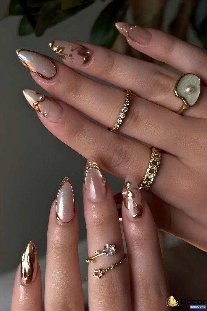 american nails cá tính nổi bật