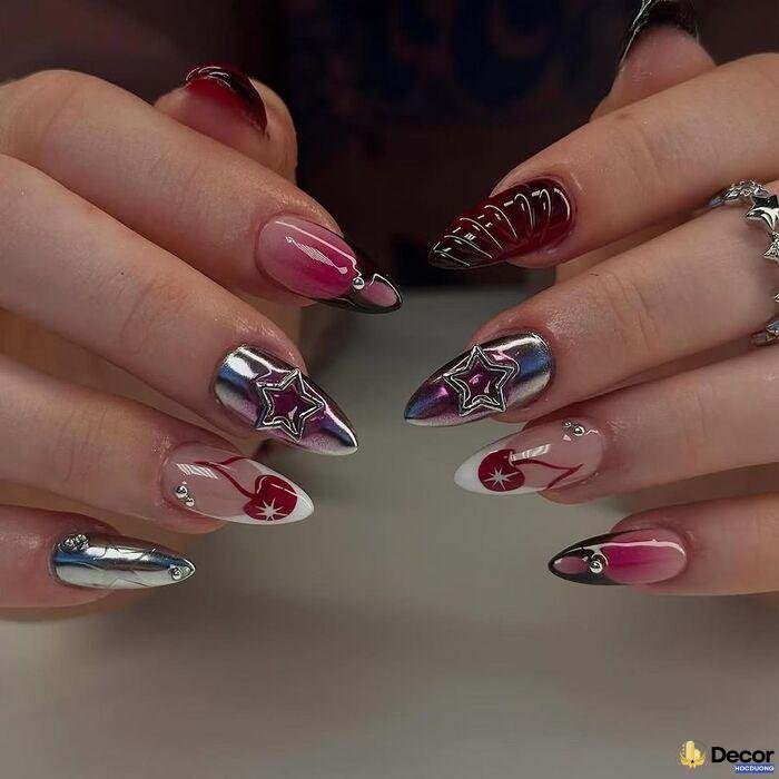 american nails cá tính