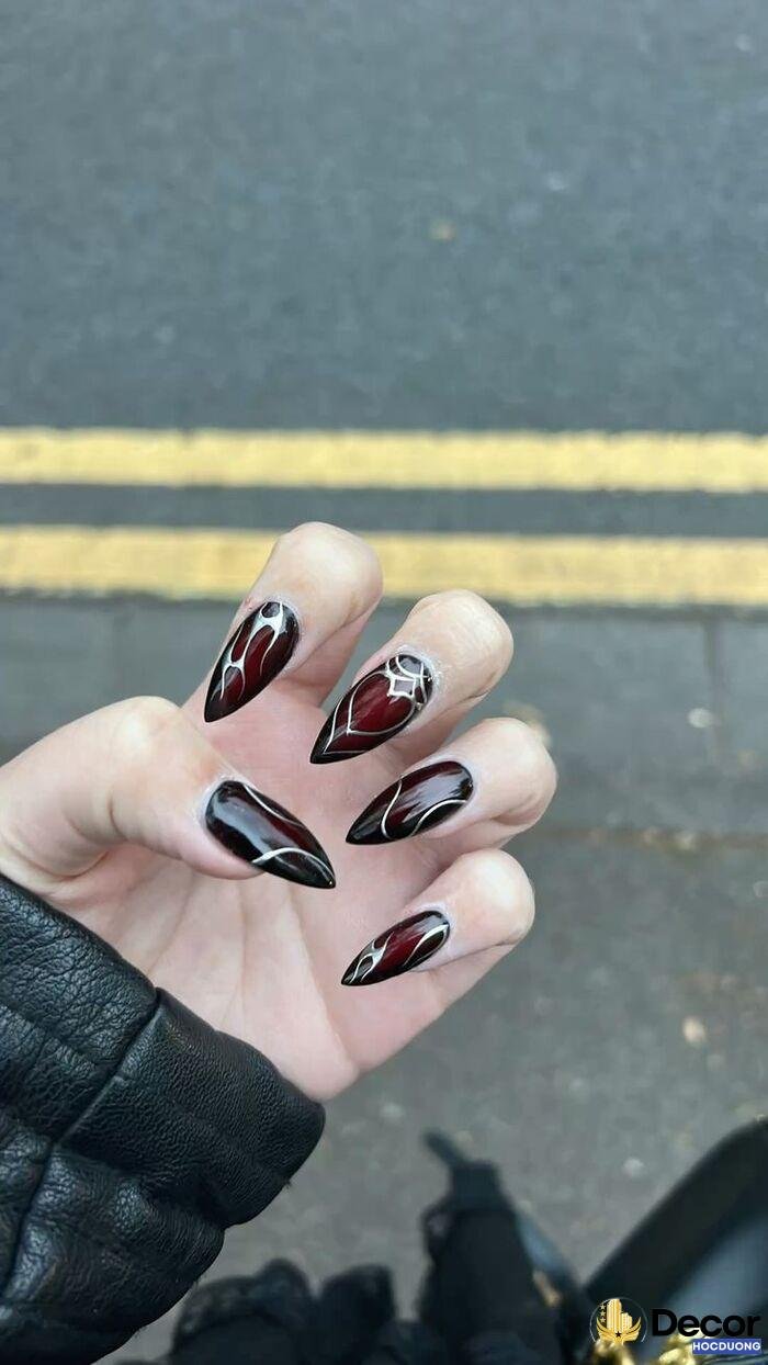 american nails dự tiệc ngầu lòi