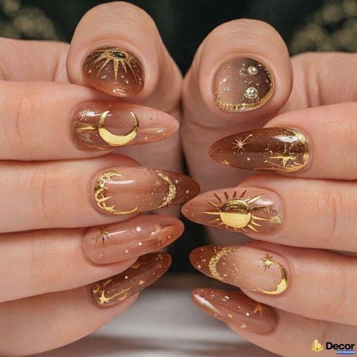 american nails màu nude