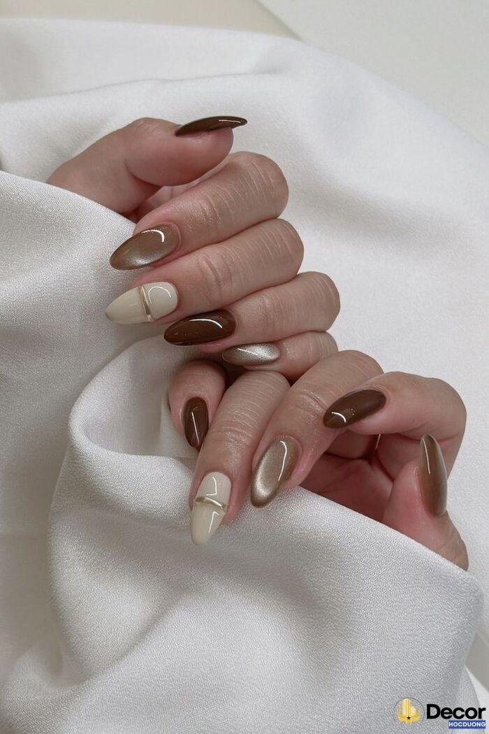 american nails nail art cá tính