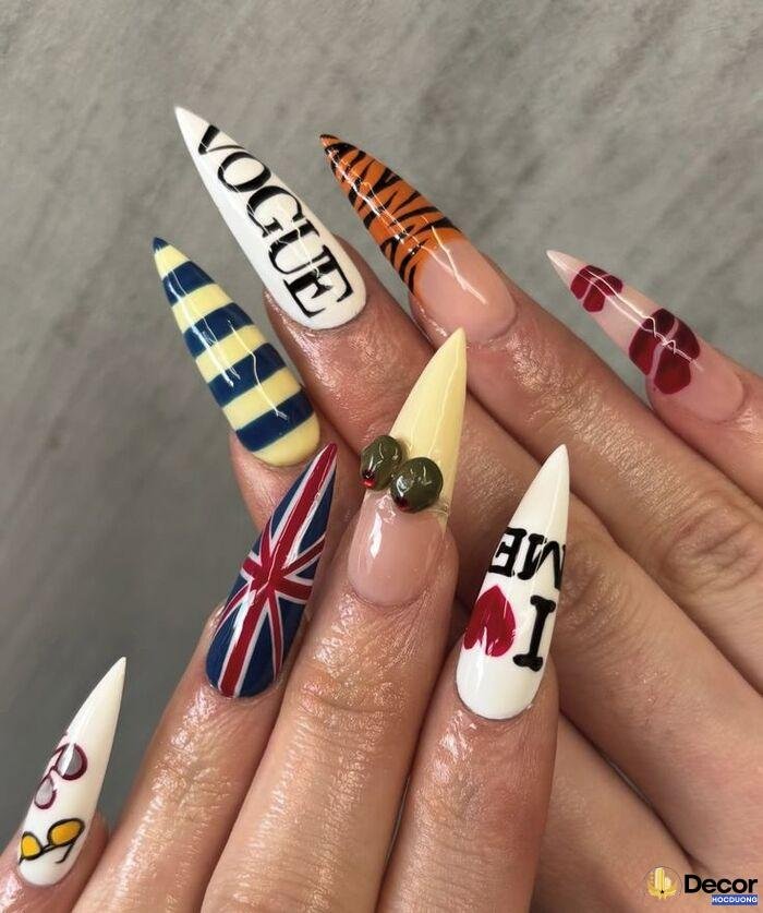 american nails phong cách cool