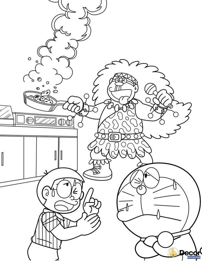 Doraemon Coloring Pages For Kids