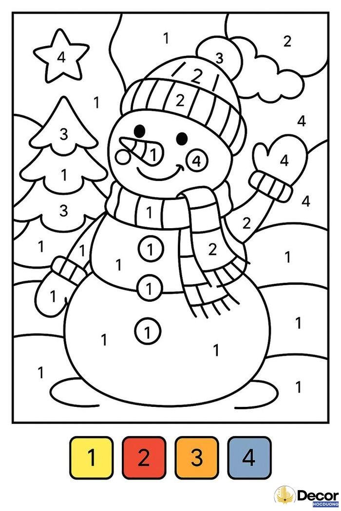 bài tập nối số cho bé