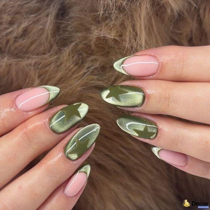cat eye nails bóng mịn
