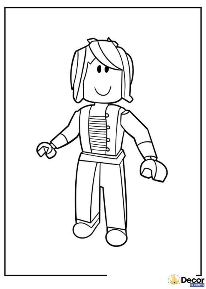 hình tô màu avatar roblox