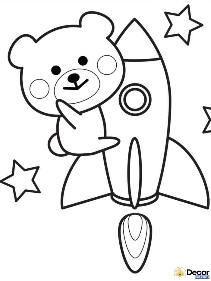 hình tô màu bé 6 tuổi đẹp