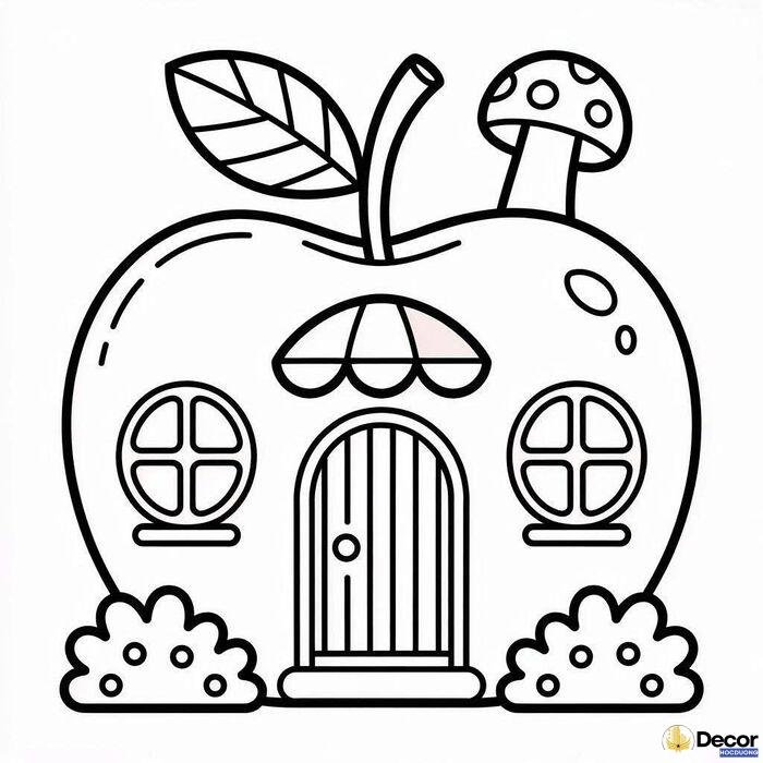 hình tô màu cho bé 6 tuổi