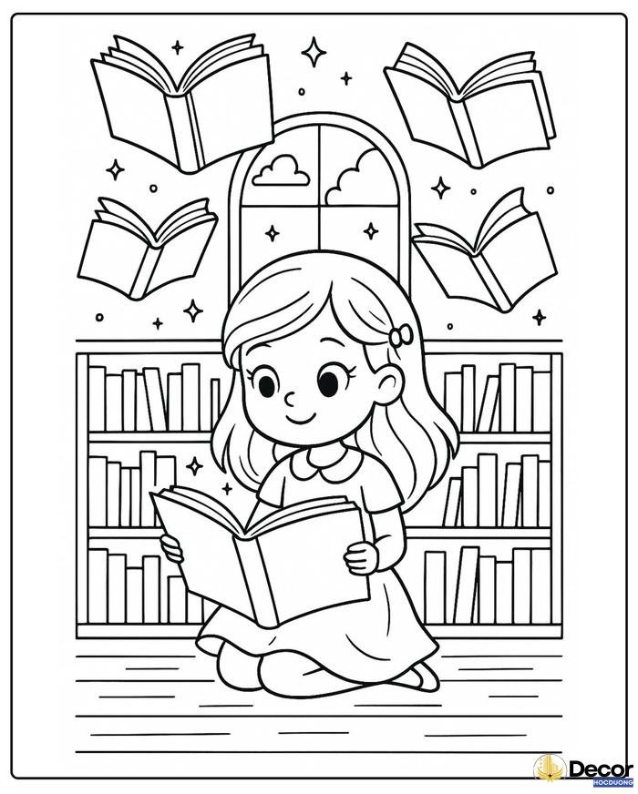 hình tô màu cho bé học tập