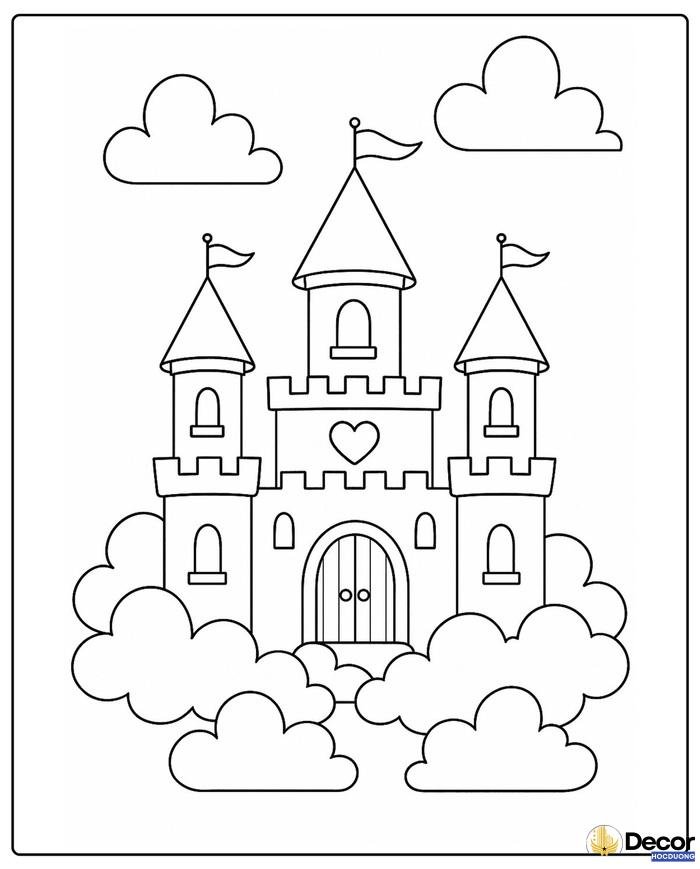 hình tô màu cute cho bé 6 tuổi