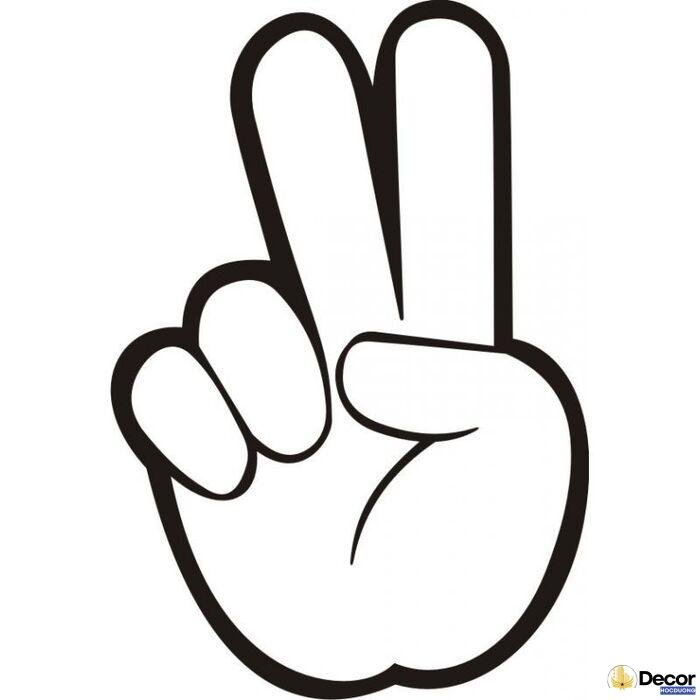 hình tô màu dấu bàn tay