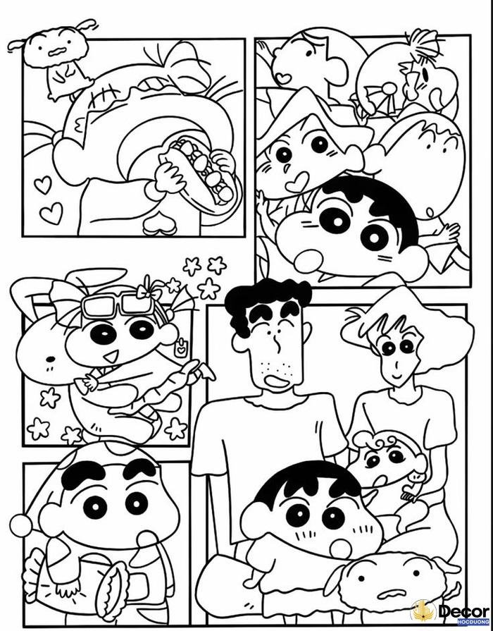 hình tô màu hoạt hình