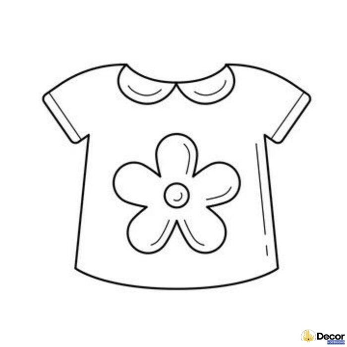 hình tô màu quần áo đẹp mắt