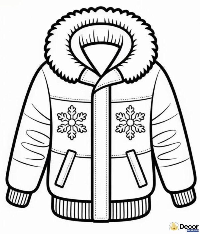 hình tô màu quần áo hoạt hình