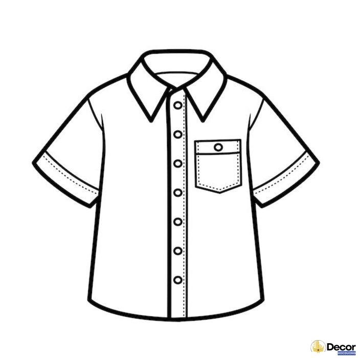 hình tô màu quần áo phù hợp bé 6 tuổi