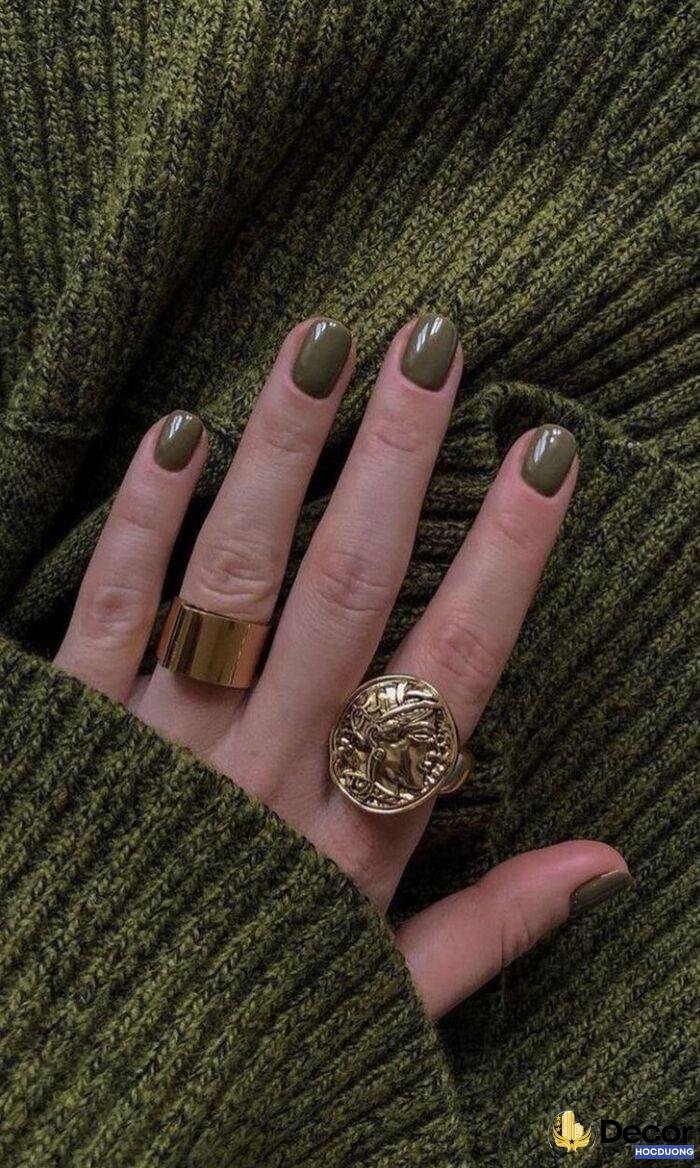 nail cho da ngăm phong cách âu