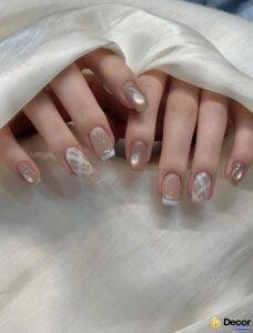 nail cô dâu xinh