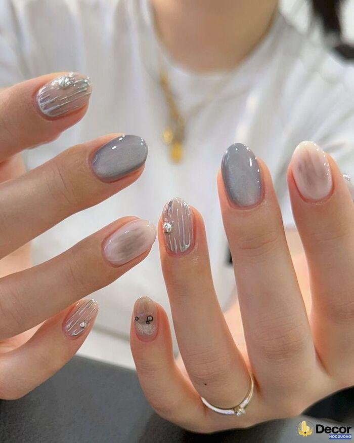 nail dễ thương cô gái