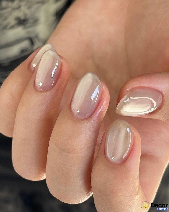 nail dễ thương mắt mèo