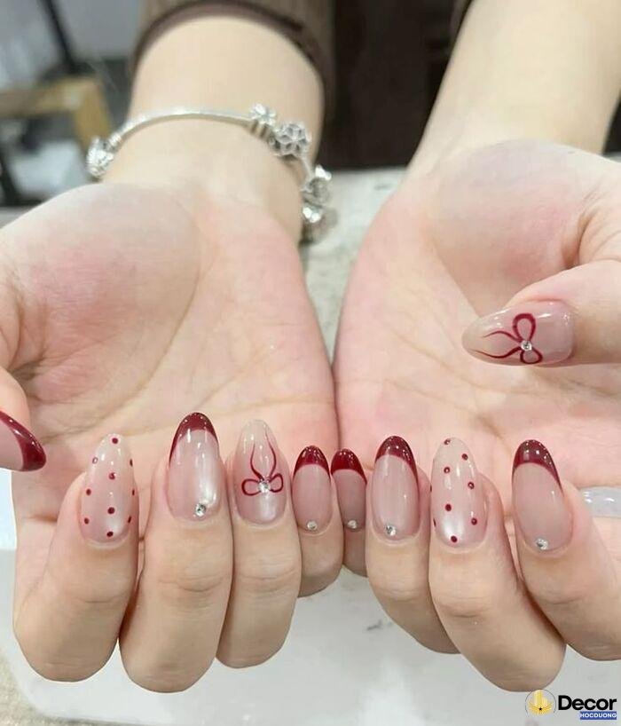 nail dễ thương nữ tính