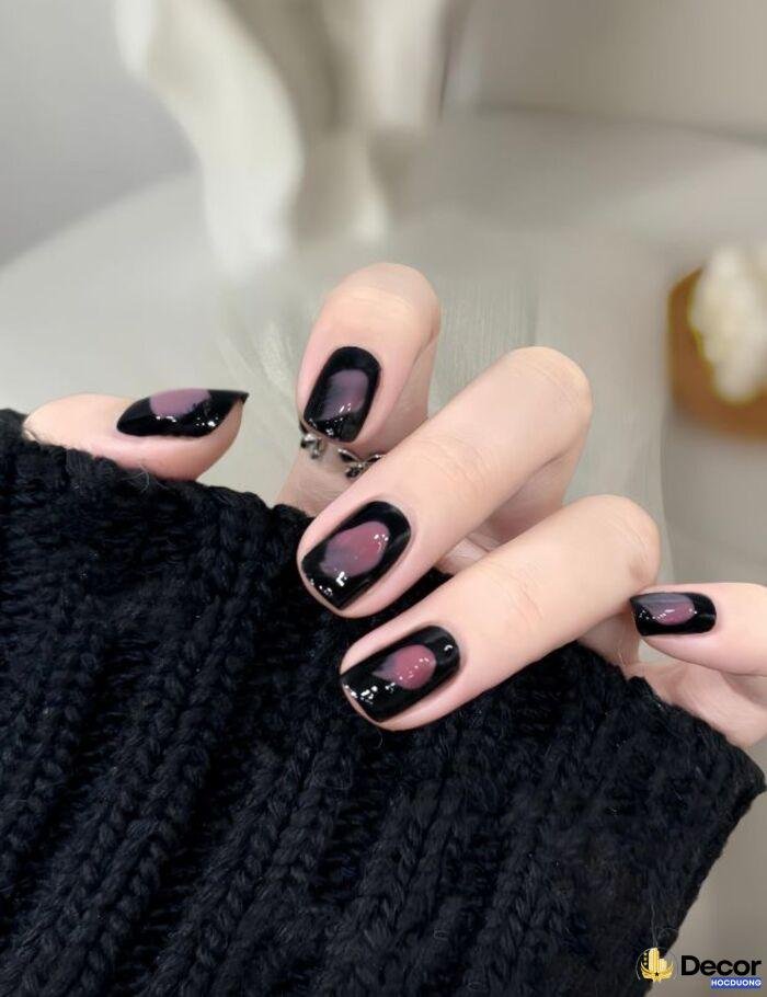 nail đen chất đẹp chất
