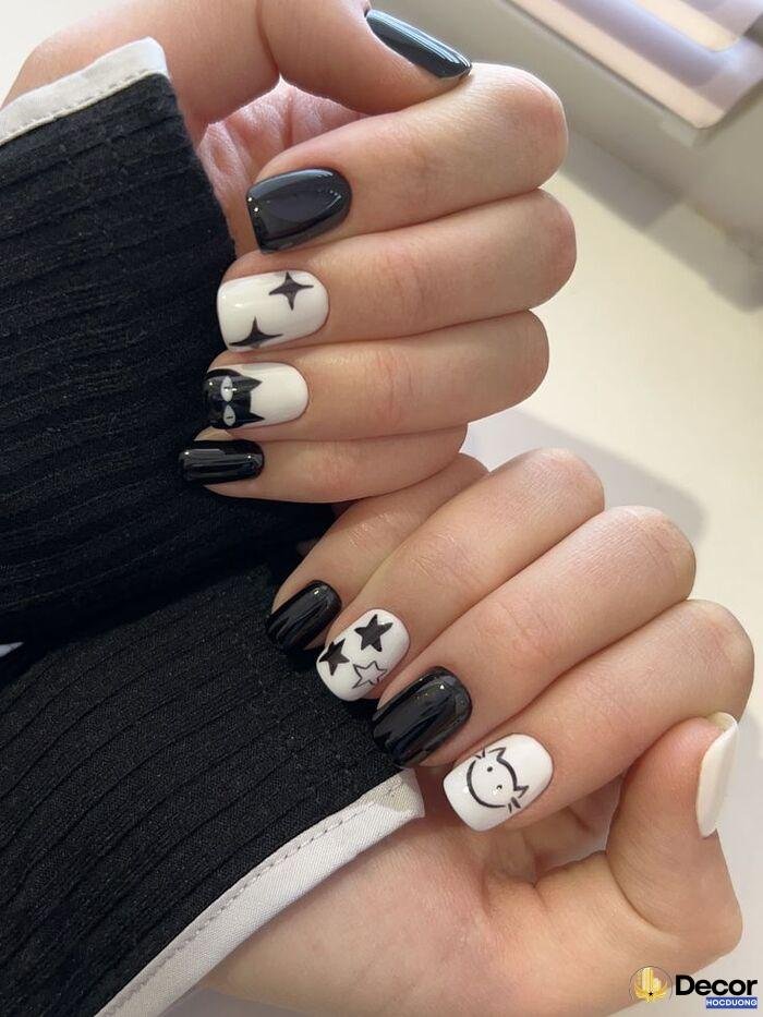 nail đen phong cách ngầu nhất