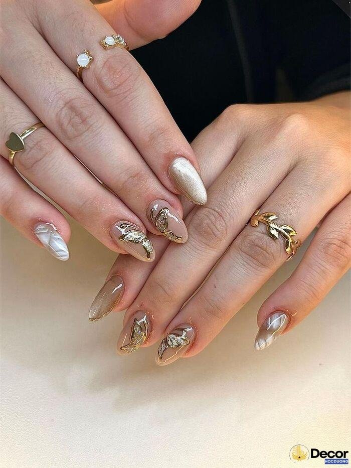 nail đẹp móng ngắn chất nhất