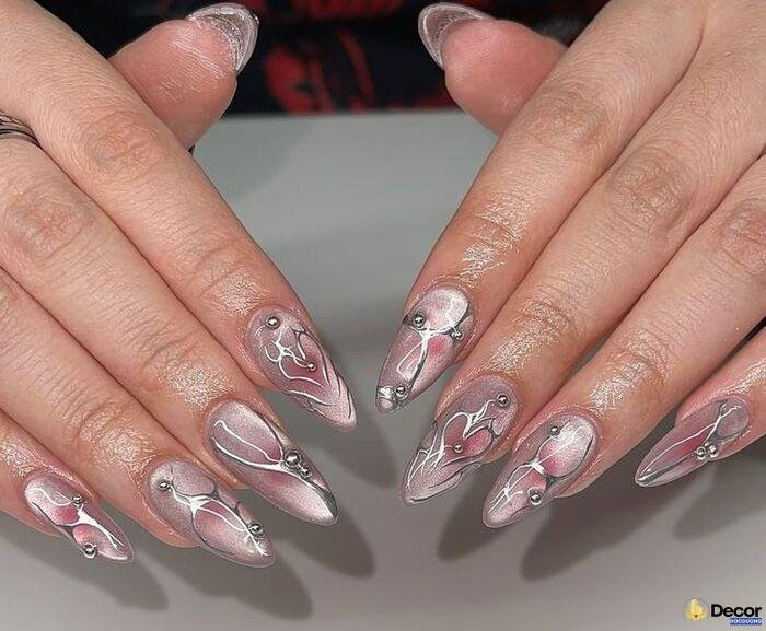 nail designs nữ tính ngầu