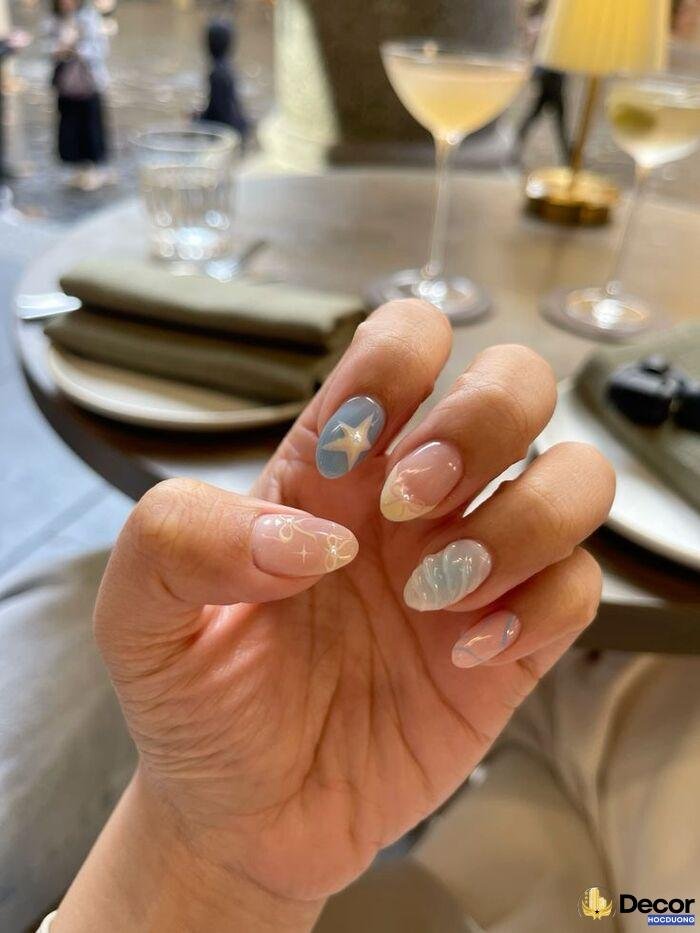 nail đi biển cute siêu xinh