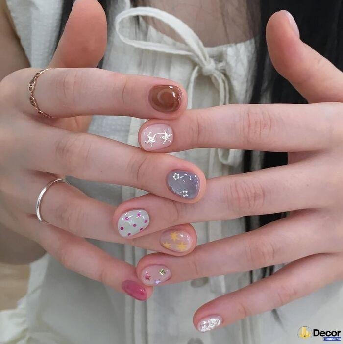 nail đi biển nữ tính đẹp