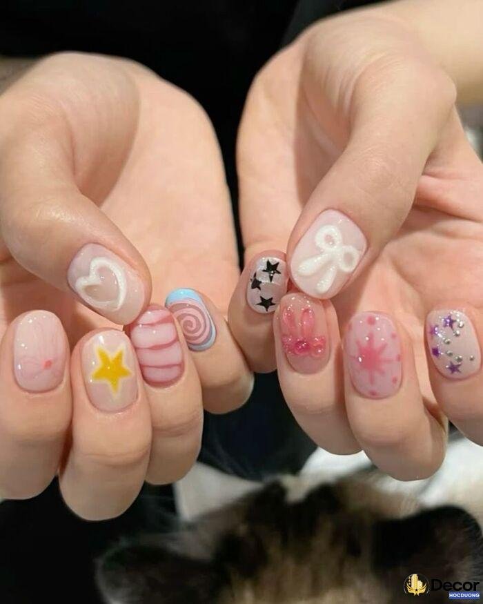 nail đi biển xinh nhất