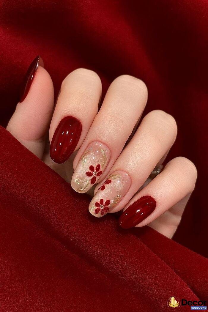 nail đỏ quyến rũ