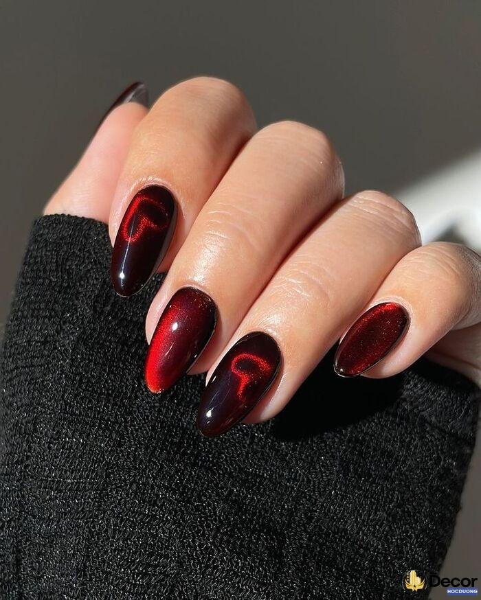 nail đỏ siêu ngầu