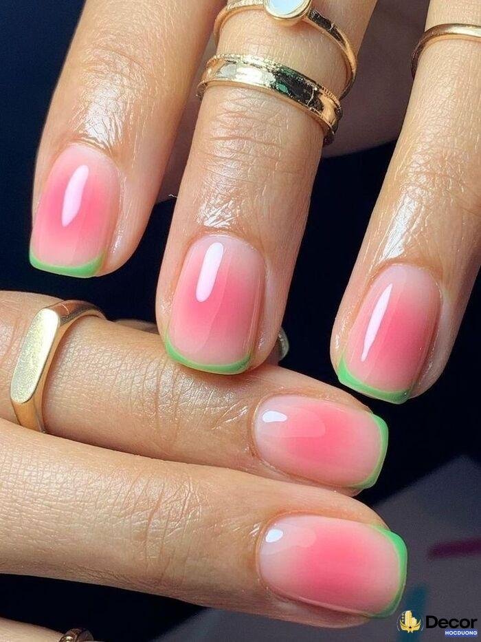 nail dưa hấu cực xinh